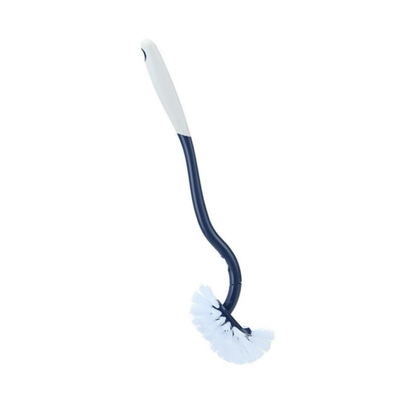 SouMaox Toilet Brush S-Shaped Scrubber Bathroom Deep Cleaning Tool Long Handle Rim Cleaner Compact Wall Hanging Stains Remover Accessory