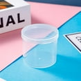 thumbnail image 1 of SouMaox Transparent Organizer Box, Clear Stackable Storage Container, Small Desk Bucket for Vanity Bedroom Travel Office Desktop Organization, 1 of 8