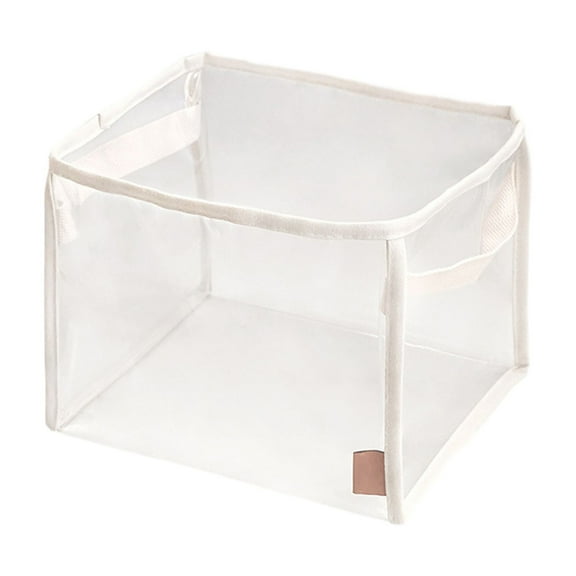 SouMaox Transparent Storage Bin, Stackable Clear Container, Visible Item Organization, Household Sorting Versatility for Living Room Bedroom