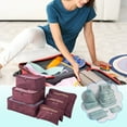 thumbnail image 1 of SouMaox Travel Packing Cubes, Lightweight Organizing Pouches, Luggage Suitcase Sorter, Multi-Functional Storage for Vacation Business Trips, 1 of 8