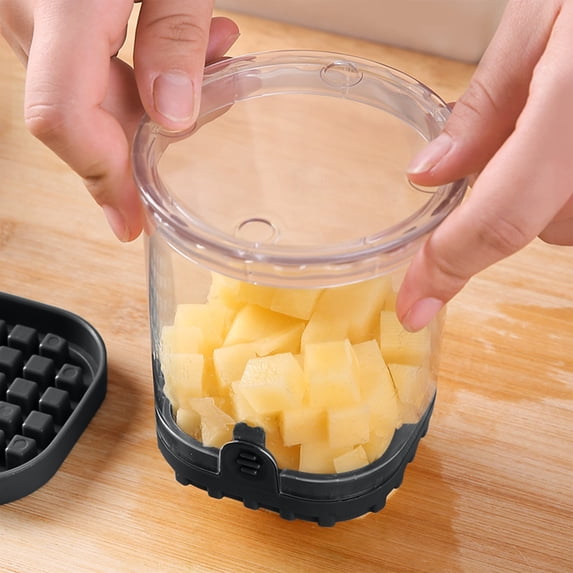 SouMaox Vegetable Dicer, Manual Press Slicer, Kitchen Cutter, Quick Dicing Tool for Meal Prep Home Cooking Outdoor Picnics