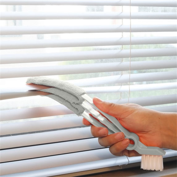 SouMaox Venetian Blind Cleaner Washable Dusting Tool Air Conditioner Vent Gaps Brush Sweeping Scraper for Home Office Shutter Slats Maintenance