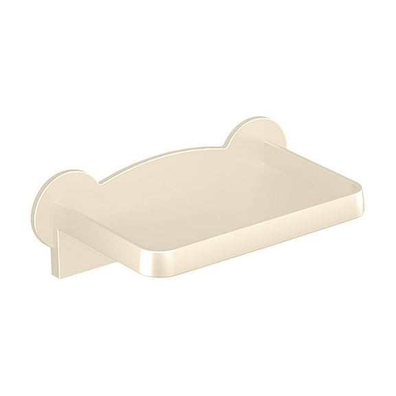 SouMaox Wall Mounted Paper Rack, Adhesive Floating Shelf, Sleek Storage Stand, Holding Items Organizer for Bathroom Lavatory Room