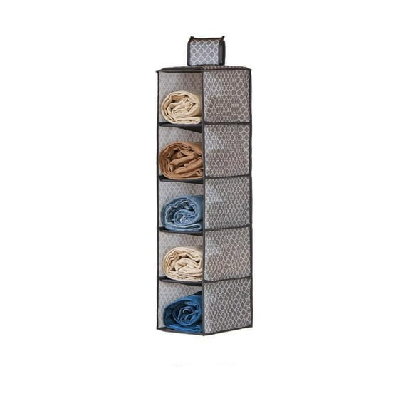 SouMaox Wardrobe Hanging Bag, Thickened Multi Layer Foldable Dustfree Storage Organizer for Closet Space Optimization Home Organization