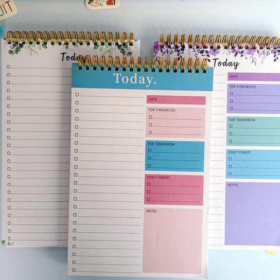 SouMaox Weekly Planner Notepad, Undated Productivity Organizer, Schedule Book, Managing Task Lists for Office Desk and Home Organization