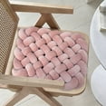 thumbnail image 1 of SouMaox Woven Knot Throw Pillow Decorative Textured Sofa Cushion Soft Plush Accent Ball Home Decor Accessory Hand Crafted Seating Element, 1 of 9