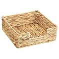 thumbnail image 1 of SouMaox Woven Napkin Holder Water Hyacinth Tissue Box Cover Decorative Straw Paper Organizer Desktop Storage Basket Rustic Farmhouse Style, 1 of 8