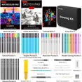 Soucolor Art Kit, 76 Pack Pro Art Supplies for Adults Kids, Drawing