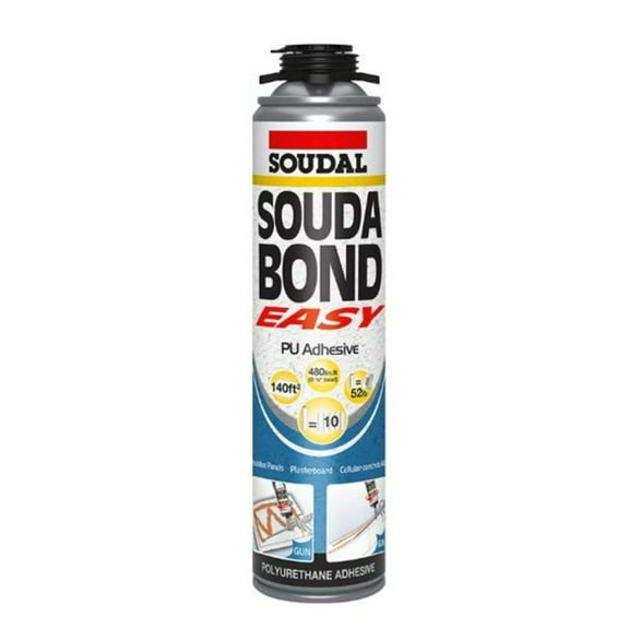Soudal 24 Oz Aerosol Can Gun Soudabond Easy Pu Adhesive