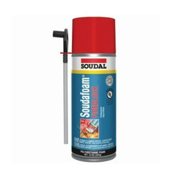 Soudal Accumetric 462803 12 oz Fireblock Gap & Block Foam Straw Box 150 - Pack of 12