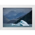 thumbnail image 1 of Souders, Paul 18x13 White Modern Wood Framed Museum Art Print Titled - Alaska-Tracy Arm-Fords Terror Wilderness-Glacial iceberg floating in Holkham Bay, 1 of 4