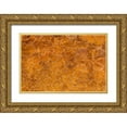 thumbnail image 1 of Souders, Paul 32x23 Gold Ornate Wood Framed with Double Matting Museum Art Print Titled - Africa-Tanzania-Aerial view of patterns of yellow algae and salt formations in shallow salt waters, 1 of 4