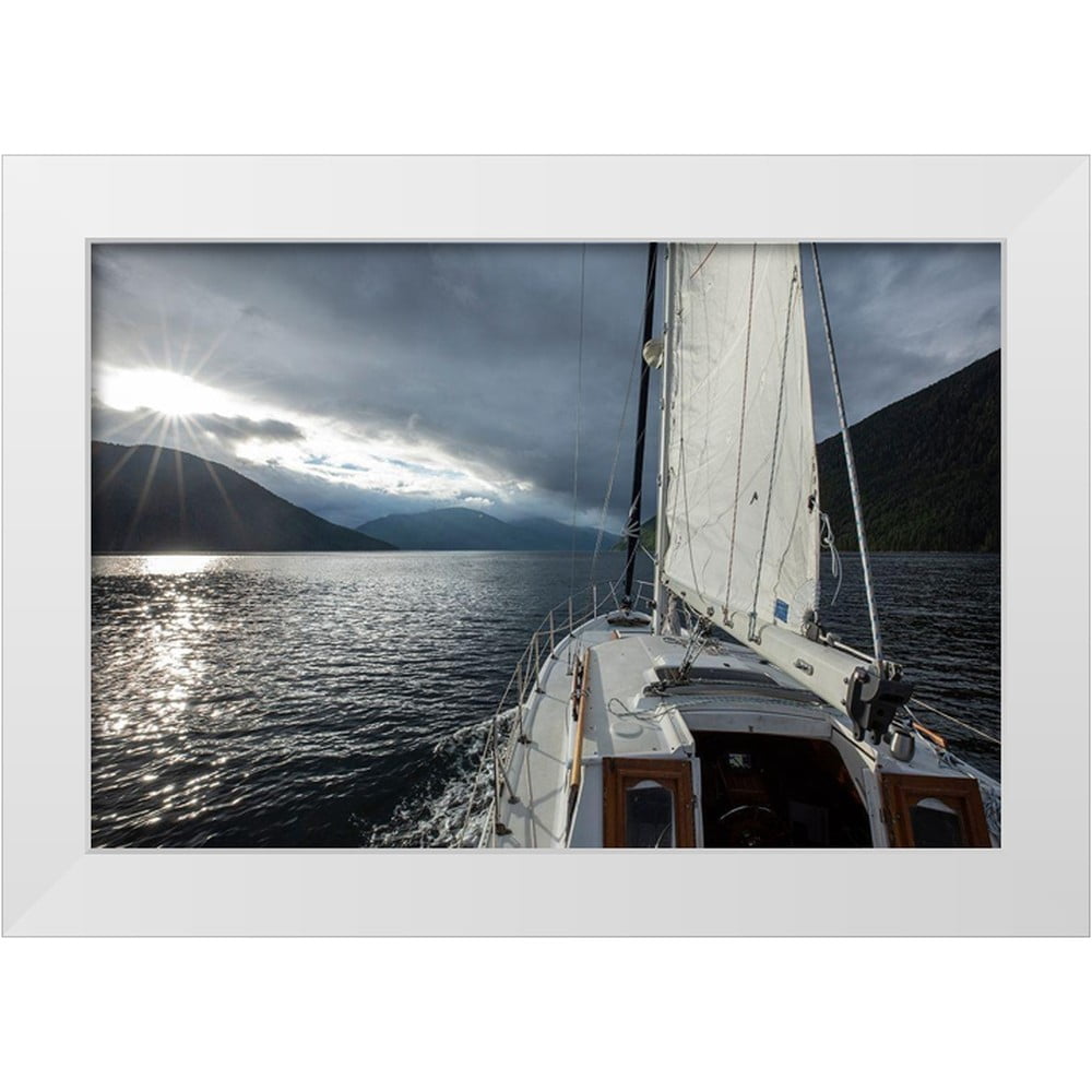 Souders, Paul 32x23 White Modern Wood Framed Museum Art Print Titled ...