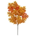 thumbnail image 1 of Souew Artificial Maple Leaves Branches 21.6In Fall Leaves Stems Plants Outdoor Greenery for Home Kitchen Farmhouse Thanksgiving Table Centerpiece Fireplace Halloween Décor Orange, 1 of 9