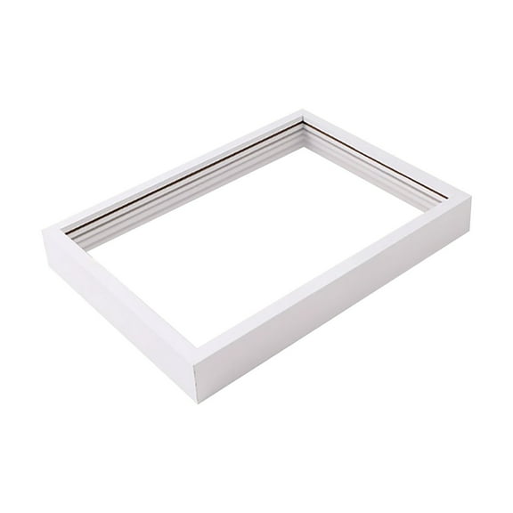 Souew Creative Gift for Family Commemorative Pho to Frames, White A, Family Handprint Kit Family Ideas Keepsake Frame DIY Colorful Craft Kids Art Frame with 5 Paint Colors Personalized Familys