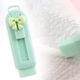 thumbnail image 1 of Souew Cute Eraser, Sliding Retractable Pencil Eraser with Plastic Sleeve, Large White Erasers for Schol Office, Art Erasers for Drawing(Green), 1 of 5