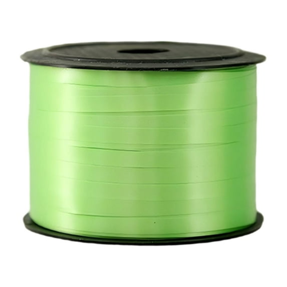 Souew Decorative Ribbons, Gift Wrapping Balloon Silk, Green, Elegant 0.5Cm X 100 Yards Ribbon for Wedding Decor Wrapping & Crafts