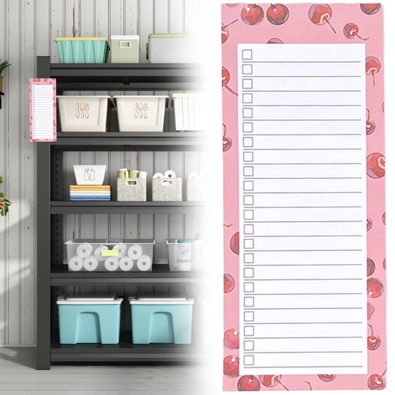 Souew Magnetic Tearable Memo Notebook L Daily Plan to Do List Notepad for Task Checklist Clock in Reminder Office Home Schol Use
