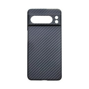 Soug Black Carbon Fiber Shell For Pixel 8 Case Genuine Aramid Ultra-thin Cove~ New
