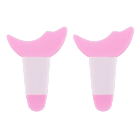 Soug CTDWNT 2 Pcs Multifunction Resusable Silicone Eyelash Eyeshadow Lazy Guard Quick Auxiliary Pads Tool Beauty Eye Makeup New