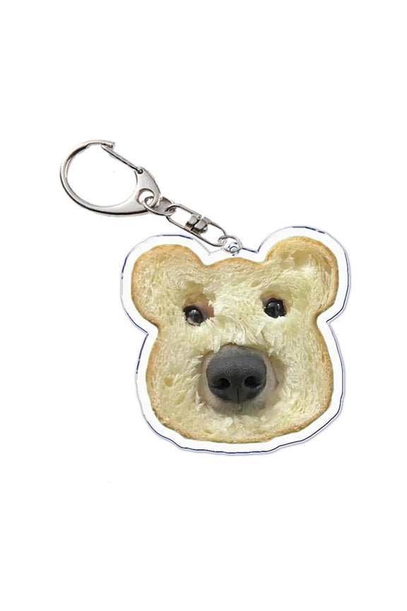Soug Funny Dog Cat Meme Keychanin Pendant Speechless Hilarious Keychain. New