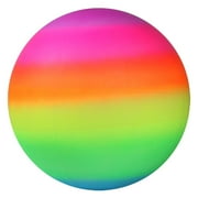 Soug Neon Rubber Playground Ball 21cm Ball Rainbow Ball Great Outdoor Fun Gift New