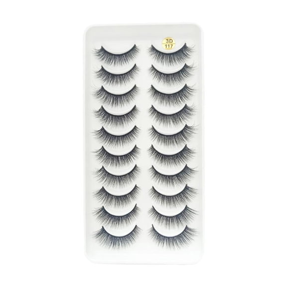 Soug New 3D Soft Wispy False Eyelashes 10 Pairs Fluffy Extensions J8 New