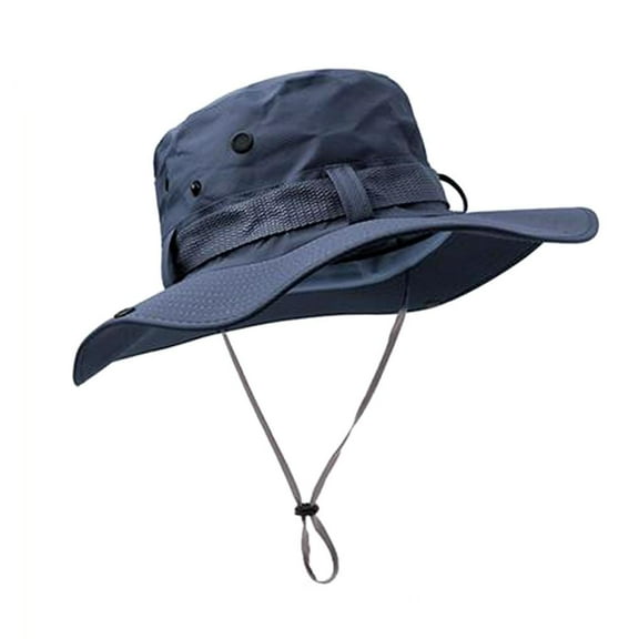 Soug Wide Brim Sun Hat UV Protection Bucket Cap For Hiking % Fishing Camping ღ New