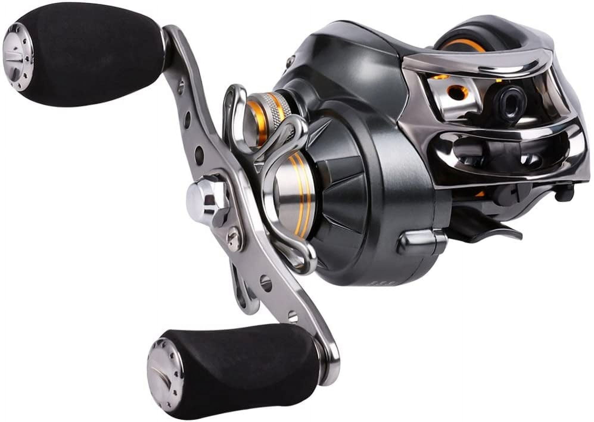 Sougayilang Baitcasting Reel, 11+1BB Baitcsters Fishing Reel, 18LB Carbon  Fibre Drag, 7.0:1 Magnetic Brake System Fishing Reel for Freshwater and Saltwater  Fishing-L : : Sports & Outdoors
