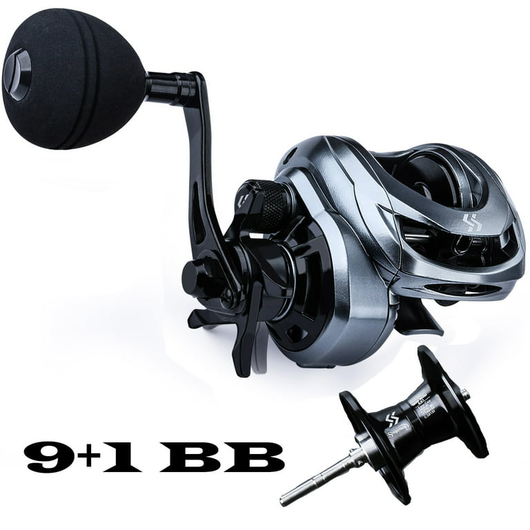 Yoshikawa Baitfeeder Spinning Reel 3000 Bass Fishing Reel 5.1:1 11  Stainless Ball Bearings Ultra Smooth Left Right Hand Changeable : Sports &  Outdoors 