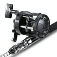 thumbnail image 1 of Sougayilang Conventional Reel and Fiberglass Fishing Rod Combo, Medium Heavy for Catfish Angling, 1 of 7