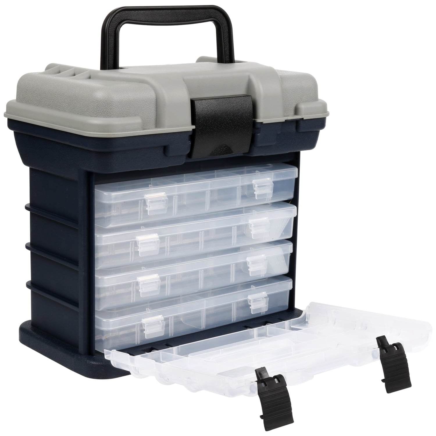 Sougayilang Fishing Tackle Box Portable 4 Layers Fishing Case With