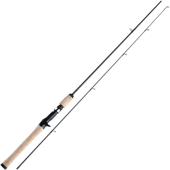 Sougayilang Graphite Fishing Rods Ultra Light Trout Rods 2 Pieces Cork Handle Spinning Fishing Rod