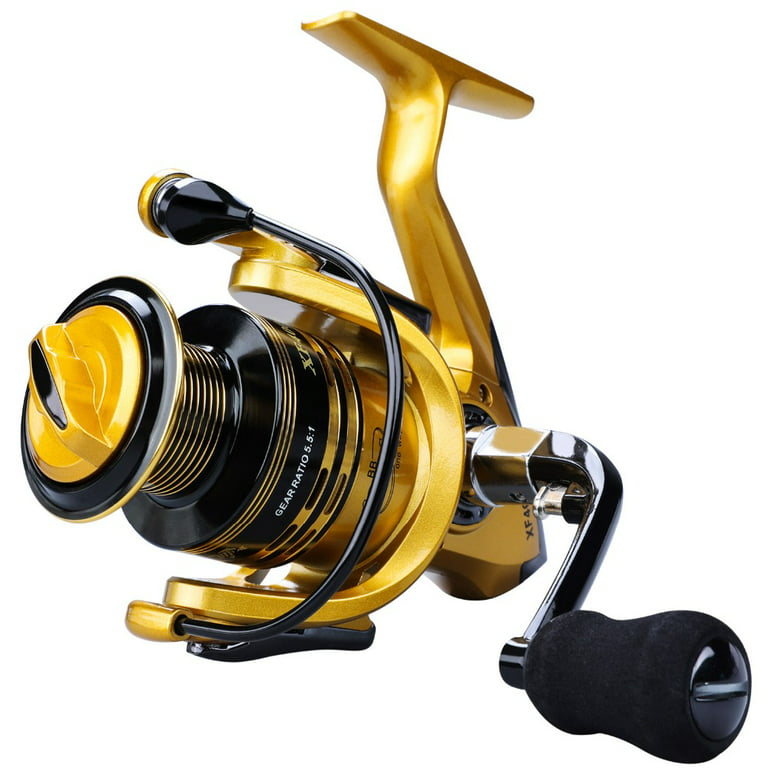 Sougayilang Spinning Reel with Aluminum Spool Ultralight & Smooth 13+1BB  Fishing Reels for Freshwater