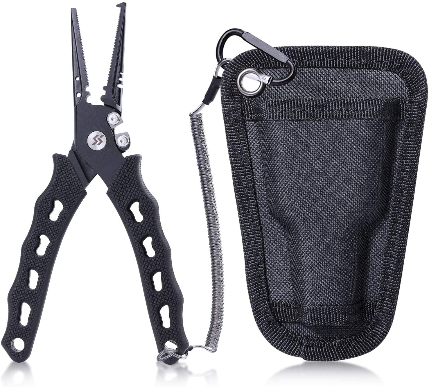 Sougayilang Stainless Steel Fishing Pliers Fishing Tools Saltwater Resistant Fishing Gear