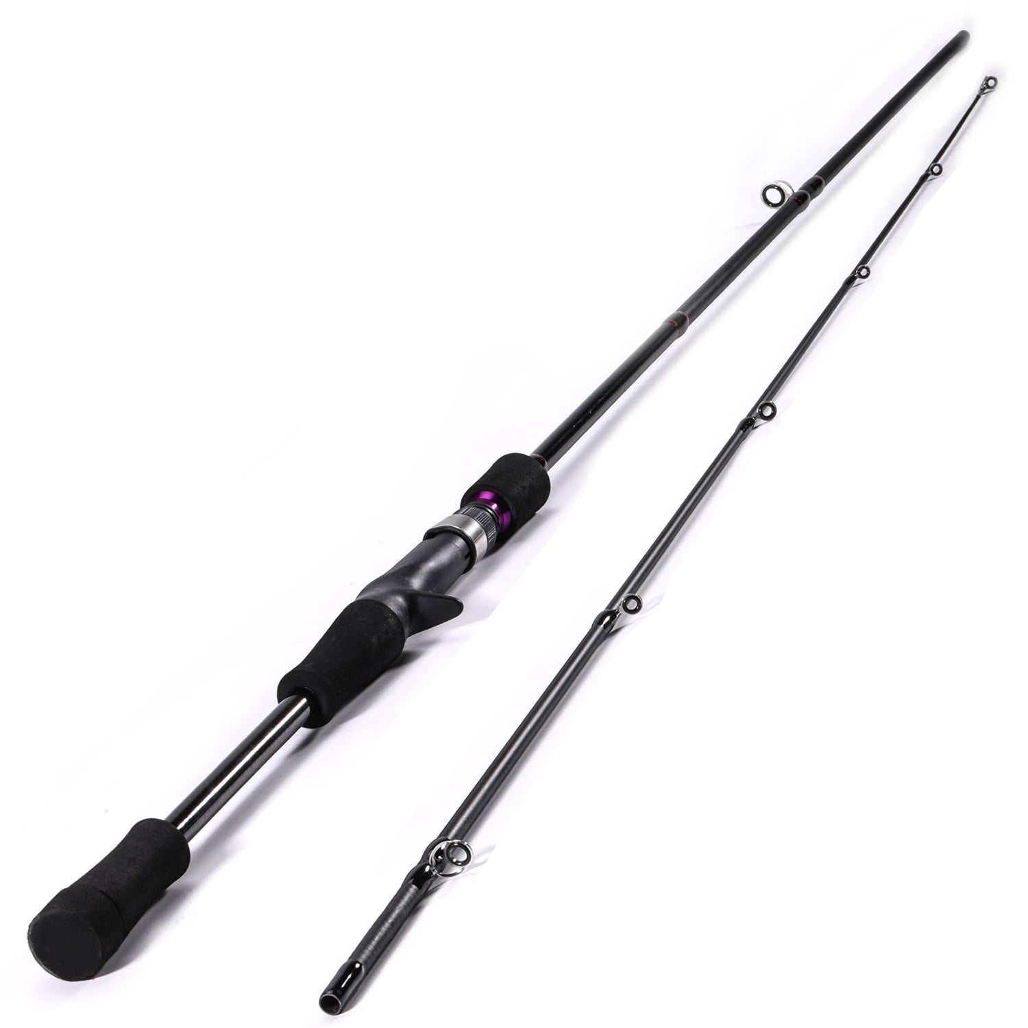 Sougayilang Surf Fishing Pole 2 Piece Spinning Rod & Casting Rod Ultra
