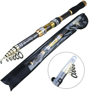 PLUSINNO Eagle Hunting I Fishing Rod and Reel Combos Carbon Fiber Telescopic  Fishing Rod with Reel Combo Sea Saltwater Freshwater Kit Fishing Rod Kit(Fishing  Rod+Reel,1.8M 5.91FT) 