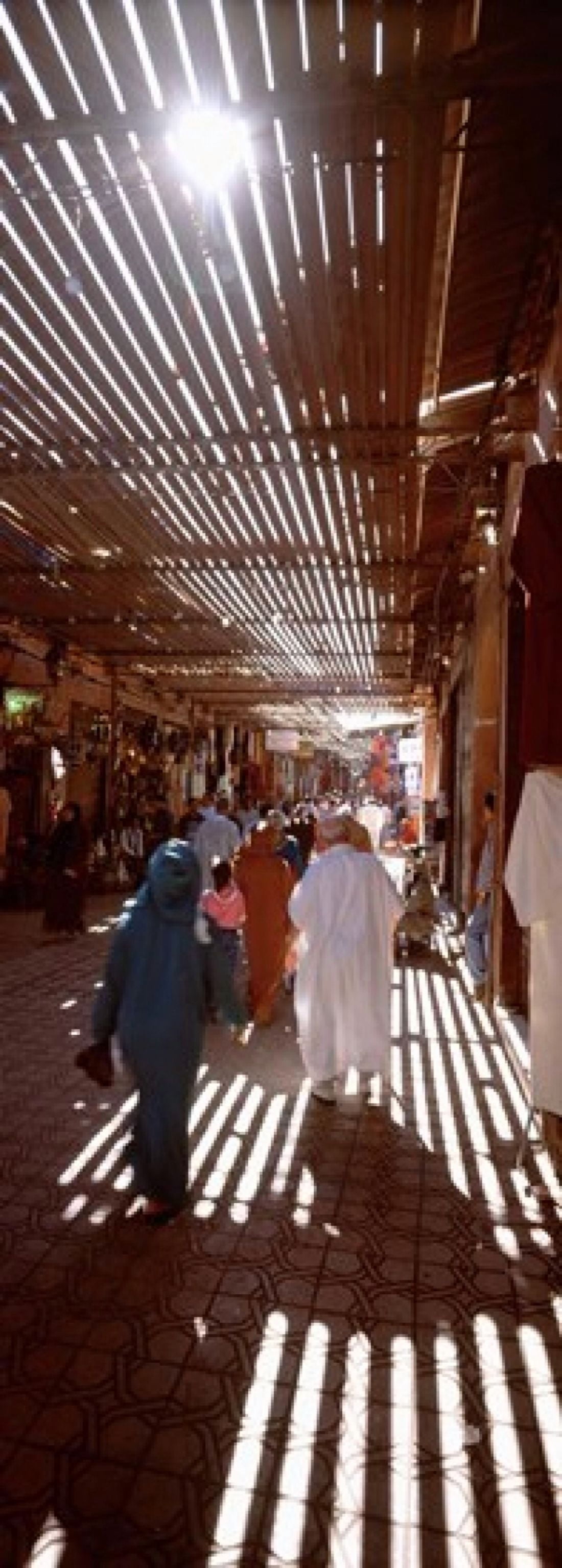 Souk Marrakech Morocco Canvas Art - Panoramic Images (18 x 7)