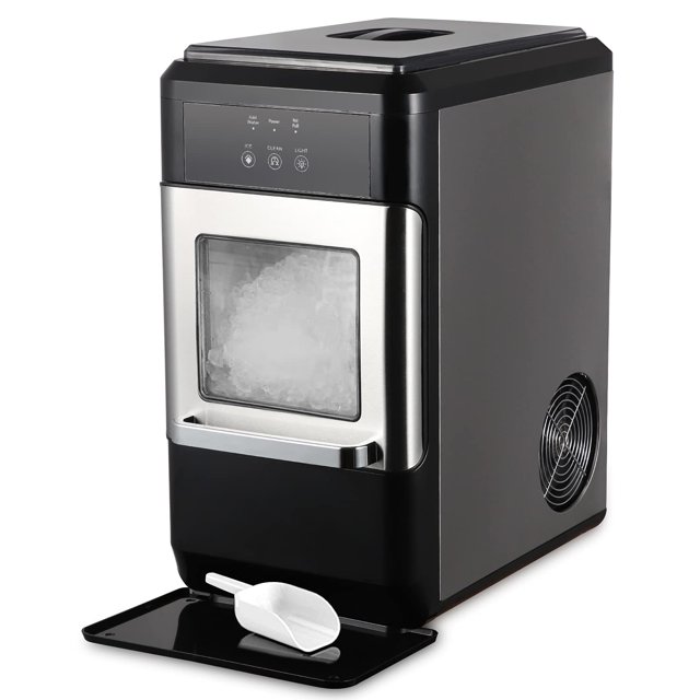 Soukoo Countertop Crunchy Chewable Nugget Ice Maker 44lbs per Day