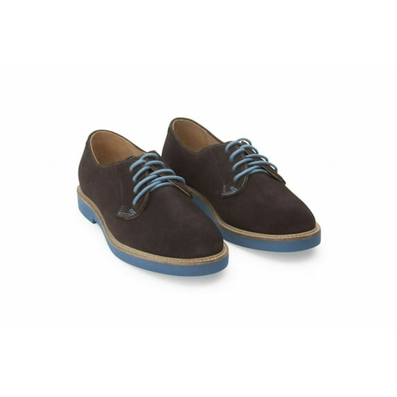 Soul 36 Gracie 69 Suede Lace Up Oxfords Lace Up Color Sole Fashion Dress shoes (Brown, 8)