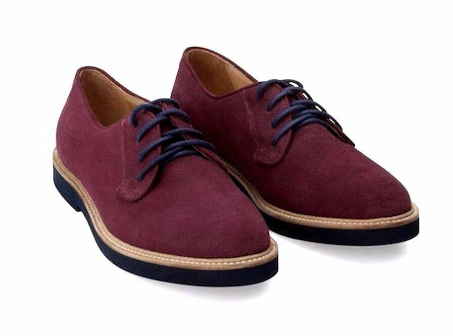 Burgundy suede dress shoes cheap