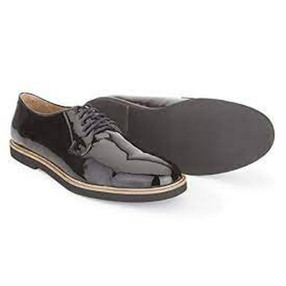 Soul 36 Grant Patent Leather Black Casual Lace Up Oxfords Suede Casual Shoes (Patent Leather Black, 9)