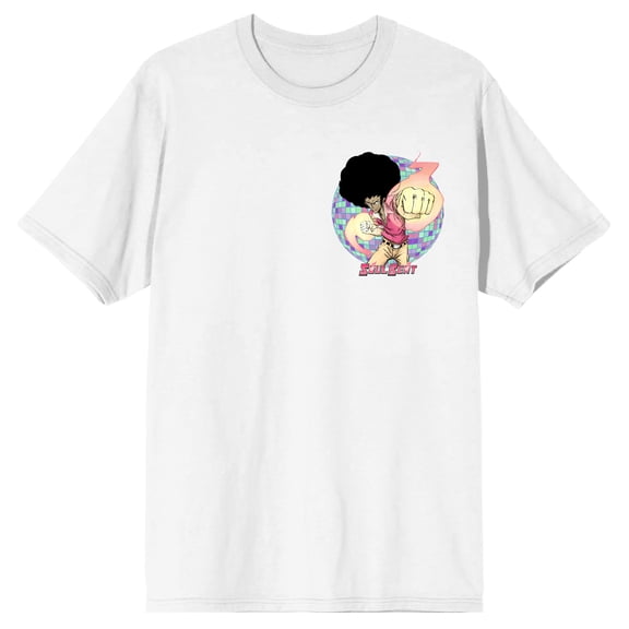 Soul Beat Dante Zombie Punch Men's White Short Sleeve Tee-XS
