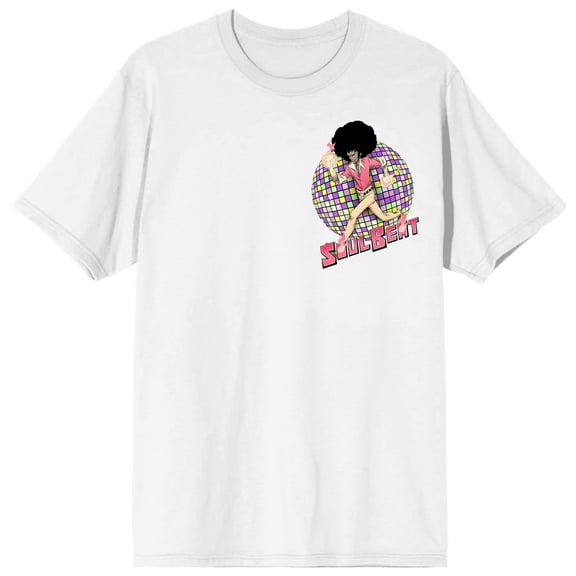 Soul Beat Disco Ball Dante & Manga Art Men's White Crew Neck Short Sleeve T-shirt-Medium