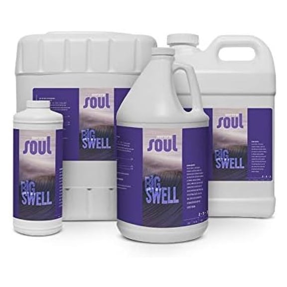 Soul Big Swell, Liquid Fertilizer for and Soil, 2-5-3, Quart