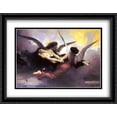 thumbnail image 1 of Soul Carried to Heaven 2x Matted 36x28 Large Black Ornate Framed Art Print by William Adolphe Bouguereau, 1 of 2