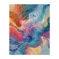 thumbnail image 1 of Soul-Driven Abstraction - Mixed Media Abstract Psychedelic Surrealism Modern Art Watercolor Geometric Unframed Wall Art Print 18 x 24 inches, 1 of 13