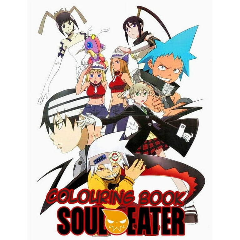 Soul Eater Colouring Book : For adults and for kids More then 50  high-quality Illustrations.Soul Eater Colouring Book, Soul Eater Manga,  Anime