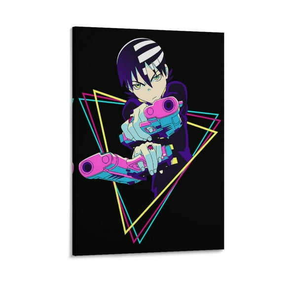 Soul Eater Death The Kid Poster Gifts Canvas Painting Poster Wall Art Decorative Picture Prints Modern Decor 16x24inch(40x60cm)