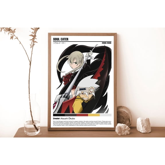 Soul Eater Minimalist Anime Manga Poster Unframed Size 24''x36'' GooGate